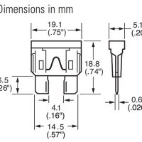 力特汽車保險絲0287系列型號規(guī)格及詳細參數(shù)